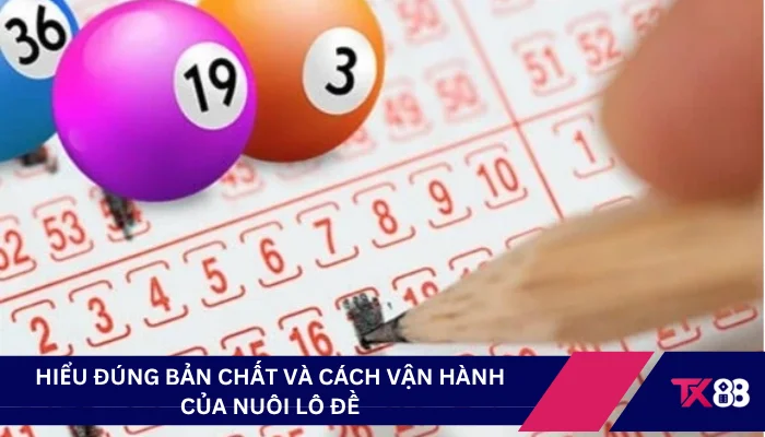 Hiểu đúng bản chất và cách vận hành của nuôi lô đề