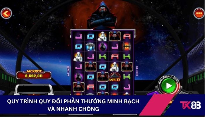 Quy trình quy đổi phần thưởng minh bạch và nhanh chóng